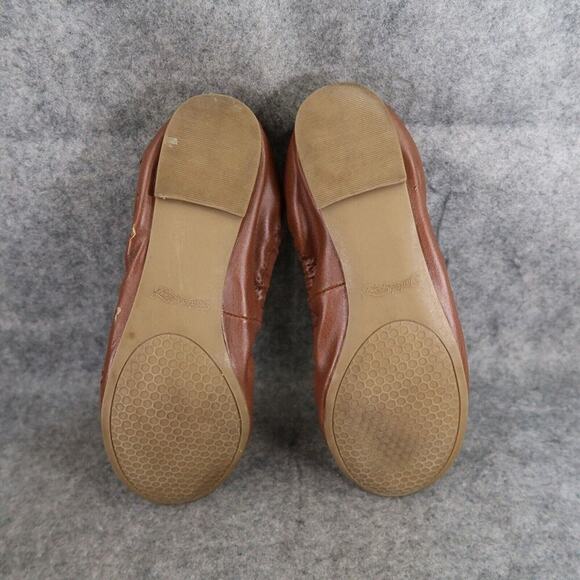 Faded Glory Shoes Womens 8.5 Ballet Flats Slip On Scrunch Memory Foam Comfort - Picture 11 of 15